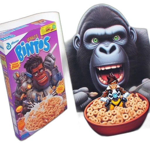 food, cereal, box, labeling transparent PNG cut-out