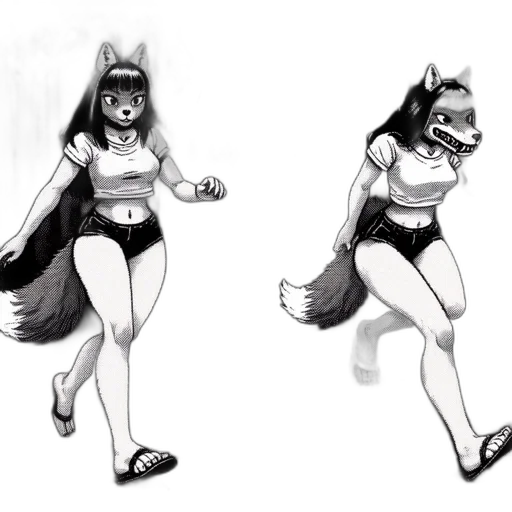 concept art, cartoon, comic book art, anime transparent PNG cut-out