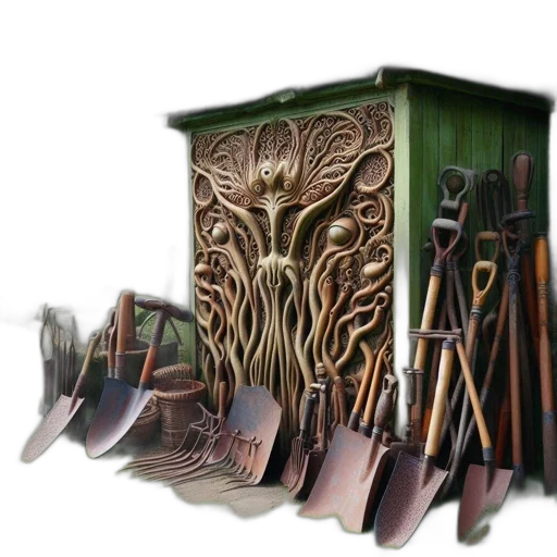 furniture, weapon, hair, staff transparent PNG cut-out