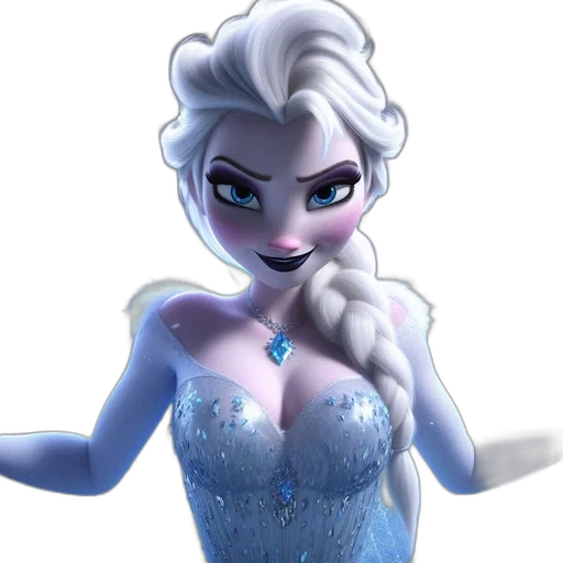 dress, 3d render, concept art, cartoon transparent PNG cut-out