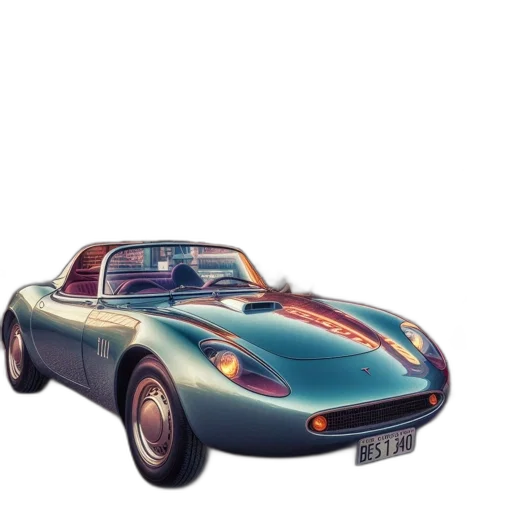 car, 3d render, photorealistic, concept art transparent PNG cut-out