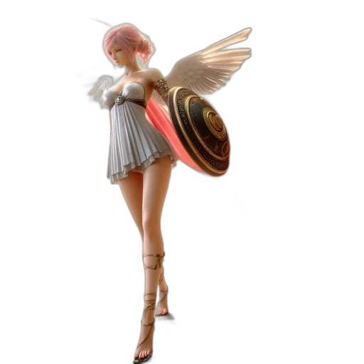 weapon, dress, concept art, 3d render transparent PNG cut-out