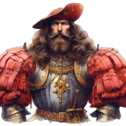 sword, crown, hat, face transparent PNG cut-out