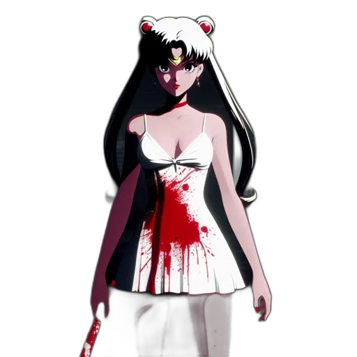 dress, concept art, anime, pixel art transparent PNG cut-out