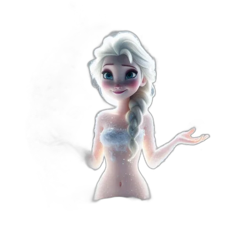 dress, staff, creature, face transparent PNG cut-out
