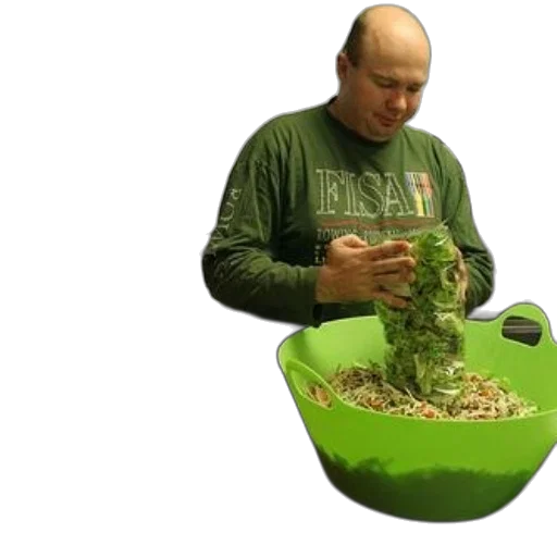 staff, green, man, shirt transparent PNG cut-out