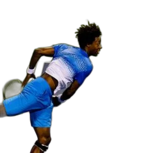 tennis, player, blue, white transparent PNG cut-out