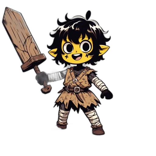 weapon, sword, staff, pixel art transparent PNG cut-out