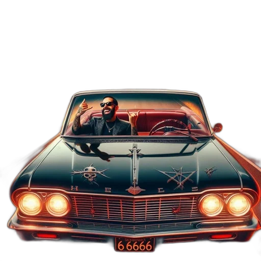 car, jacket, concept art, photorealistic transparent PNG cut-out