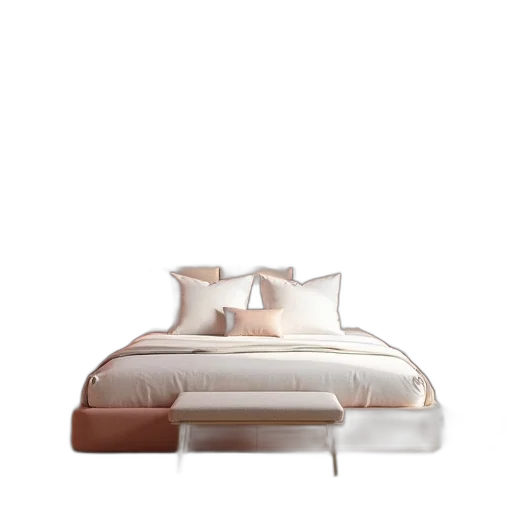 furniture, 3d render, photorealistic, earth tones transparent PNG cut-out