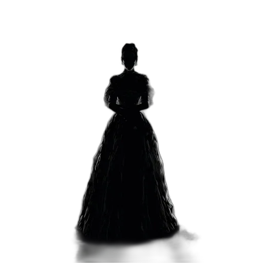 dress, crown, robot, staff transparent PNG cut-out