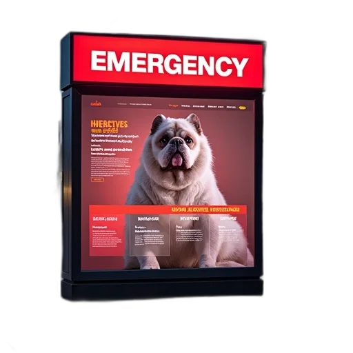 animal, emergency, call, poster transparent PNG cut-out