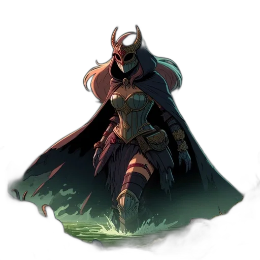 mask, dragon, weapon, sword transparent PNG cut-out