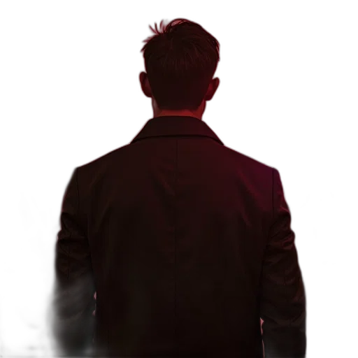 jacket, staff, face, robot transparent PNG cut-out
