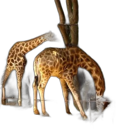 animal, creature, concept art, 3d render transparent PNG cut-out