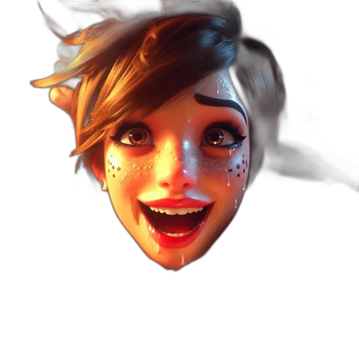face, mask, creature, staff transparent PNG cut-out