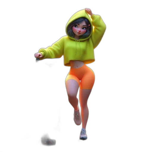 jacket, creature, staff, dress transparent PNG cut-out
