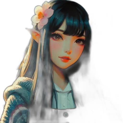staff, face, dress, crown transparent PNG cut-out