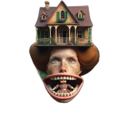 mask, face, hat, creature transparent PNG cut-out