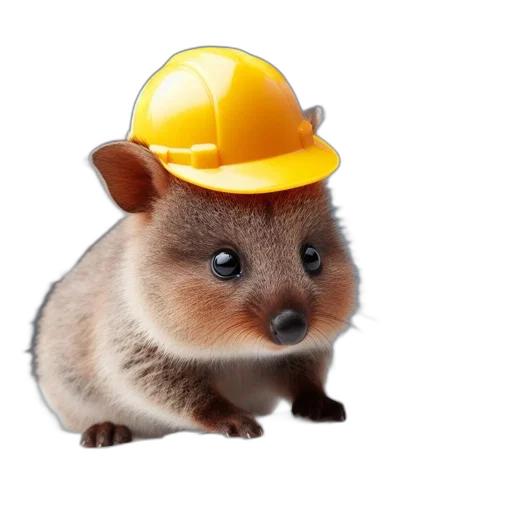 hat, animal, staff, creature transparent PNG cut-out