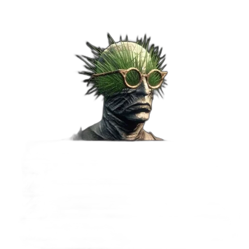mask, face, staff, creature transparent PNG cut-out