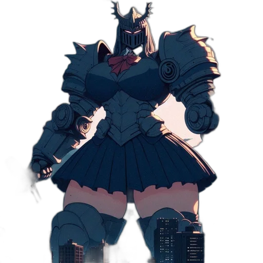 dress, robot, crown, creature transparent PNG cut-out