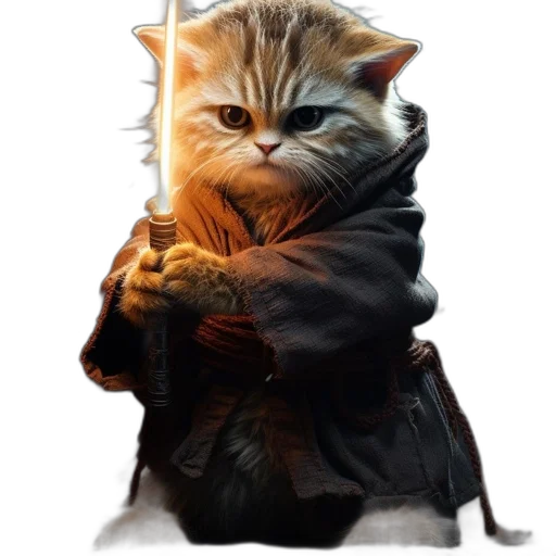 staff, jacket, animal, weapon transparent PNG cut-out
