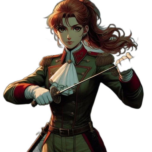 staff, weapon, sword, jacket transparent PNG cut-out