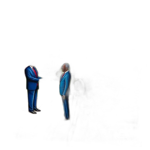 jacket, staff, umbrella, robot transparent PNG cut-out