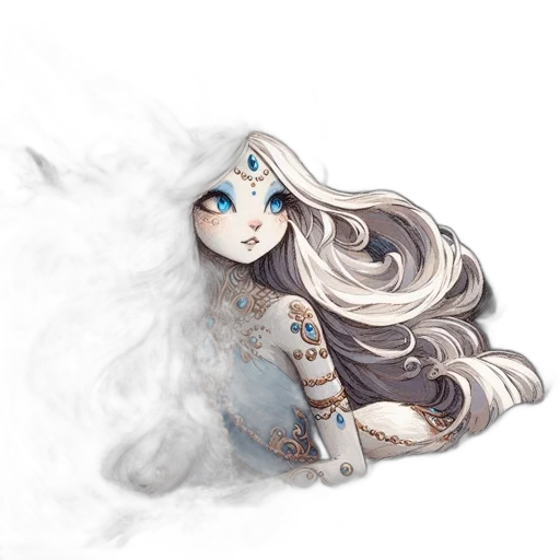mask, dragon, staff, dress transparent PNG cut-out