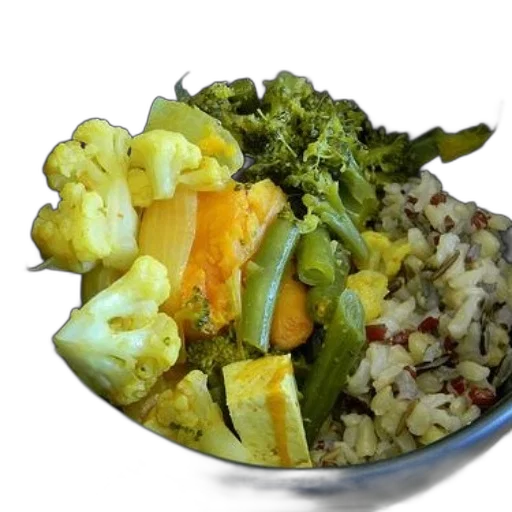 food, bowl, vegetables, including transparent PNG cut-out