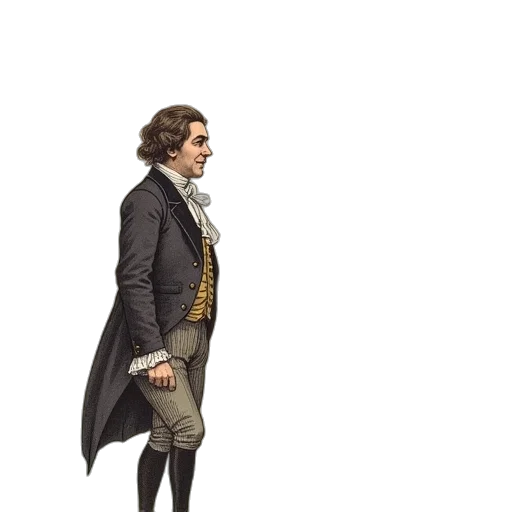jacket, staff, concept art, photorealistic transparent PNG cut-out