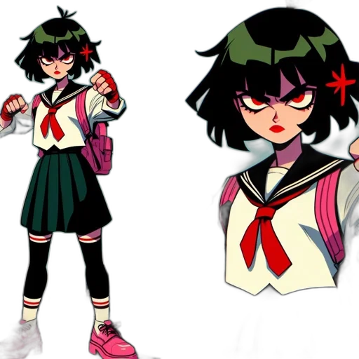 concept art, anime, pixel art, cartoon transparent PNG cut-out