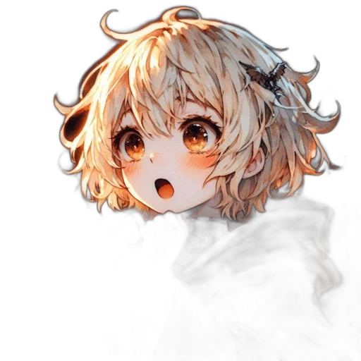 face, hair, mask, creature transparent PNG cut-out