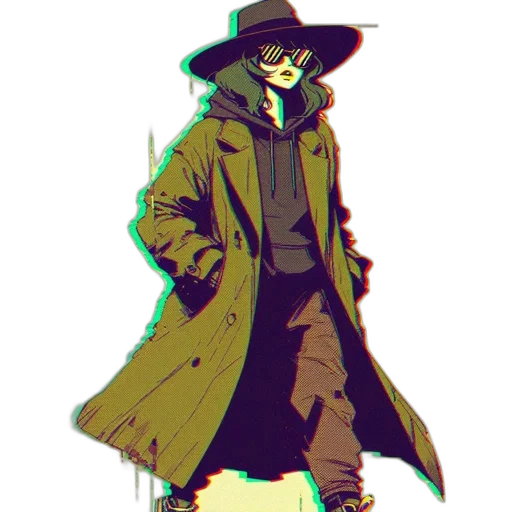 jacket, hat, mask, creature transparent PNG cut-out
