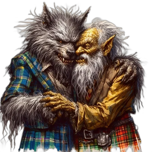concept art, fantasy art, old, man transparent PNG cut-out