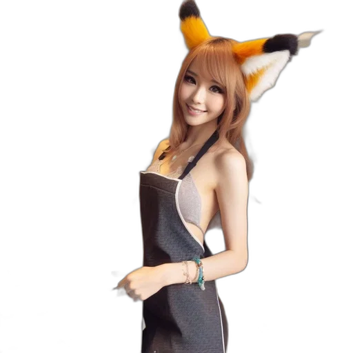 dress, animal, staff, hat transparent PNG cut-out