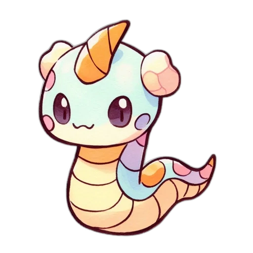dragon, creature, staff, animal transparent PNG cut-out