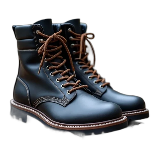 shoes, photorealistic, 3d render, mens transparent PNG cut-out