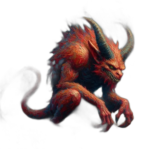 dragon, creature, staff, animal transparent PNG cut-out