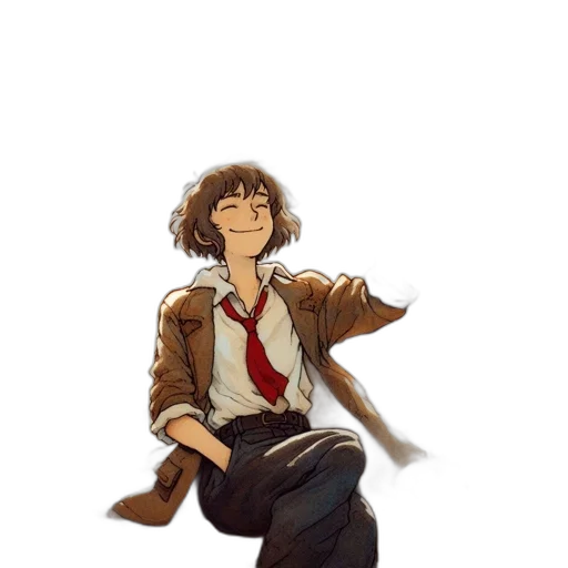 jacket, staff, concept art, pixel art transparent PNG cut-out