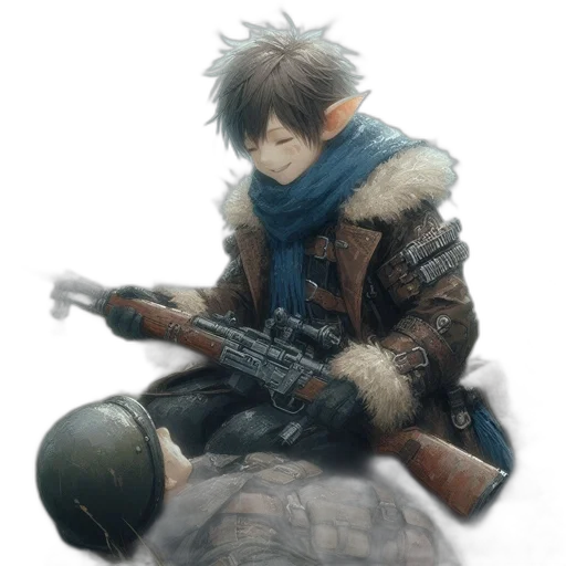 weapon, jacket, animal, sword transparent PNG cut-out