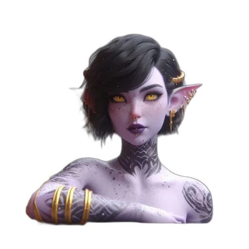 staff, jewelry, face, fantasy art transparent PNG cut-out