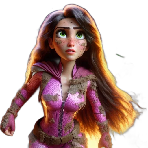 fantasy art, concept art, 3d render, comic book art transparent PNG cut-out