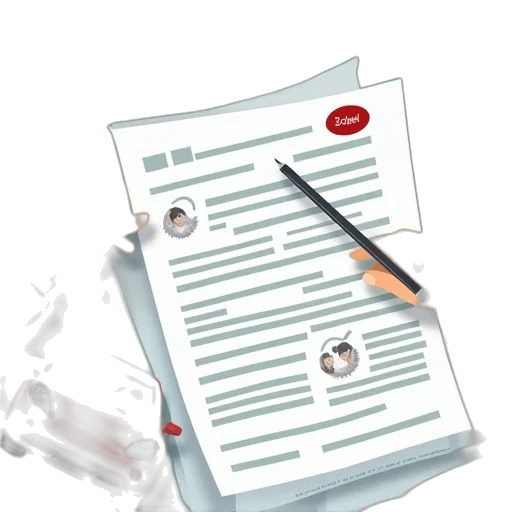car, bill, sale, form transparent PNG cut-out