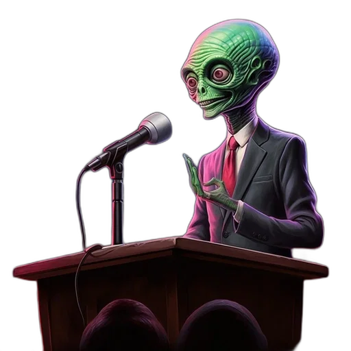 staff, creature, robot, mask transparent PNG cut-out