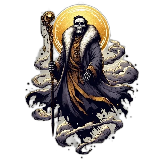 staff, concept art, fantasy art, comic book art transparent PNG cut-out