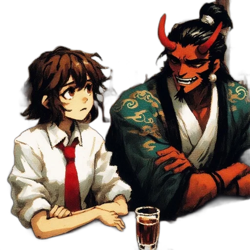 dragon, mask, pixel art, concept art transparent PNG cut-out