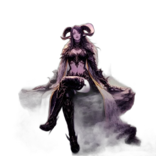creature, mask, dragon, staff transparent PNG cut-out