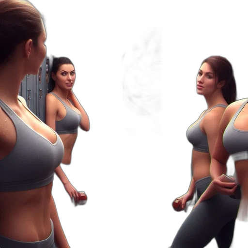 3d render, photorealistic, concept art, locker transparent PNG cut-out